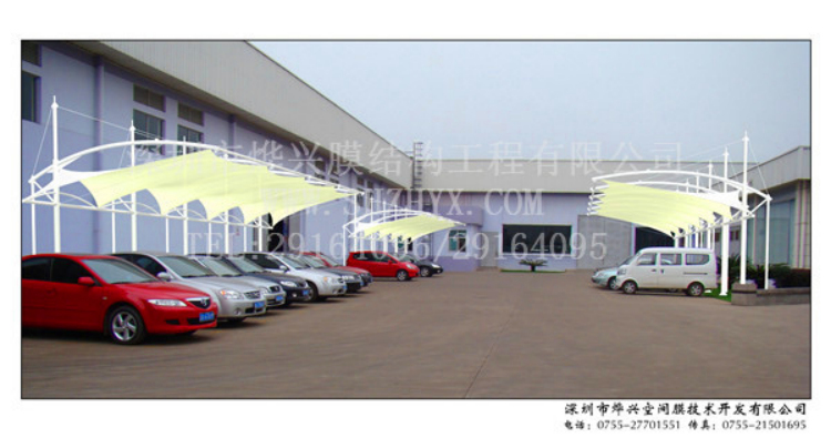 膜結(jié)構(gòu)車棚，如何抗臺風